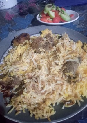 মটন বিরিয়ানি(MUTTON BIRIYANI RECUIPE IN BENGALI) রেসিপির প্রধান ছবি