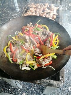 صورة لوصفة صاجية على الفحم