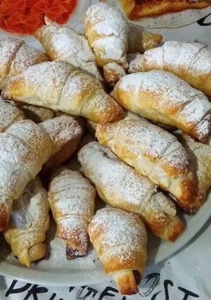Фото Круассаны с шоколадом.
