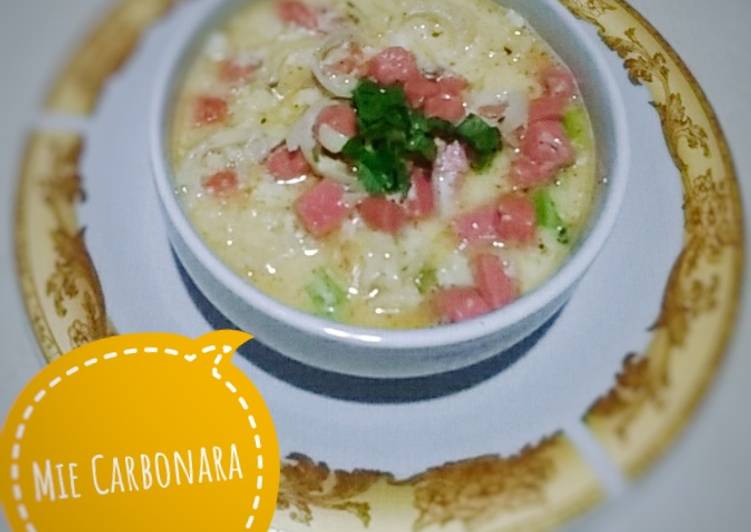 Bagaimana Membuat Mie Carbonara ala anak kost 🐣 #PR_AnekaMieKuah, Menggugah Selera