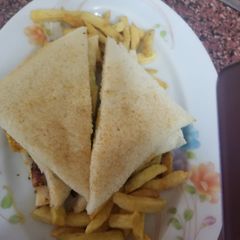 A picture of Chicken mayo sandwich.