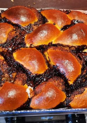 Fonott kakaós kalács recept fotója