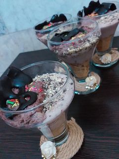 عکسی از دستور پودینگ موزی