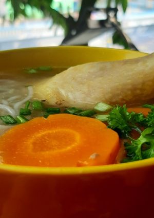 Hình của món Bún gà.