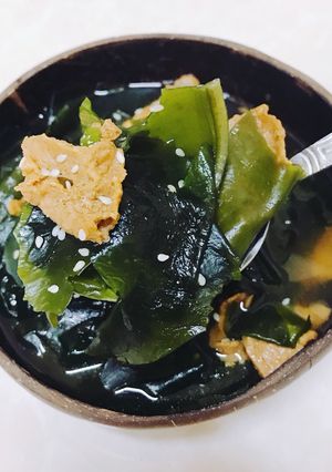 Hình của món Canh rong biển.