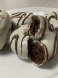 Donetes de chocolate blanco