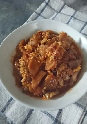 Foto resep Orak arik telur bakso