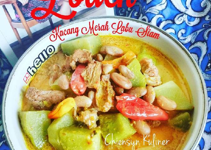 Resep Lodeh Kacang Merah Labu Siam Resep Lodeh Kacang Merah Labu Siam