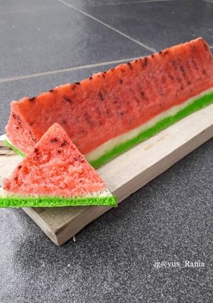 Foto resep Bolu kukus semangka