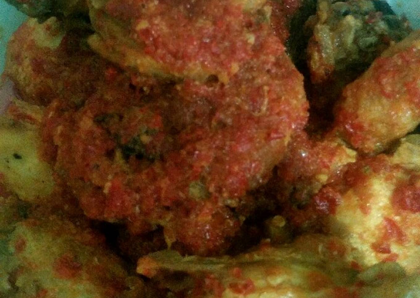 Ayam balado simpel
