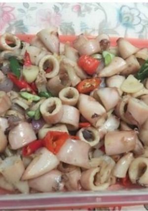 Foto resep Tumis Cumi Asin Pete