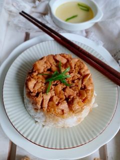 Foto resep Nasi Tim Ayam
