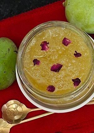 A picture of Mango Jam/ Natural Raw Mango Jam for This Summer ☀️.
