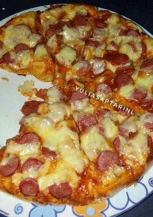 Foto resep Pizza Sosis kakak