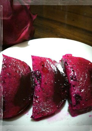 Foto resep Puding buah naga