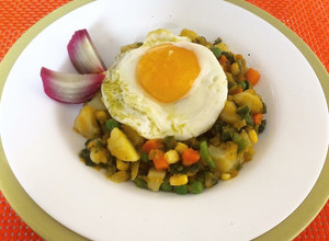 Una foto de Charquicán (versión vegetariana)
