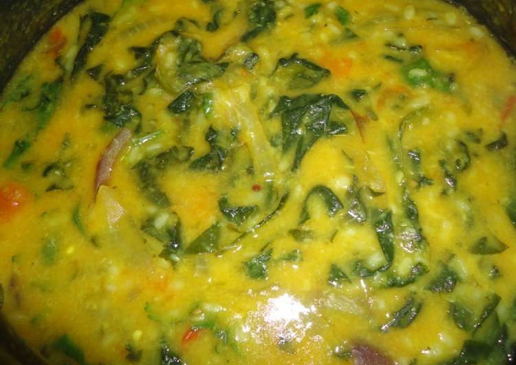 My Grandma Love This Spinach Dal