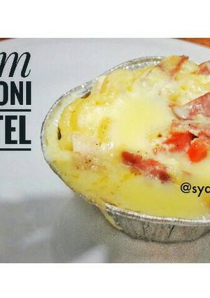 Foto resep Macaroni Schotel Kukus (Steam Macaroni Schotel)