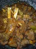 Daging kambing masak kecap