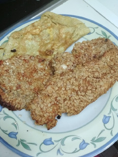 Una foto de Filetes de pollo rebozados en avena