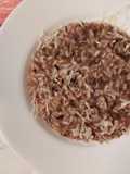 Risotto radicchio e salsiccia