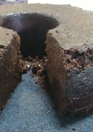 Una foto de Torta de chocolate en microondas