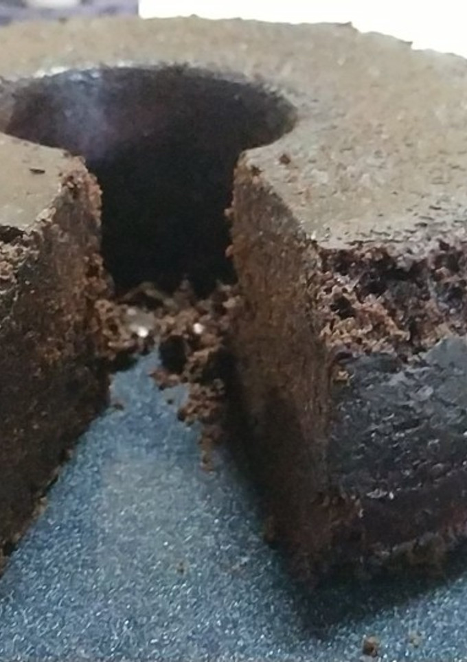Una foto de Torta de chocolate en microondas