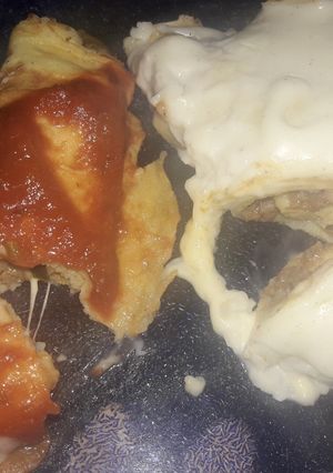 Una foto de Canelones de carne