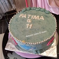 A picture of Fondant butter icing cake.