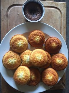 Une photo de Muffin noix de coco/chocolatFaçon bounty