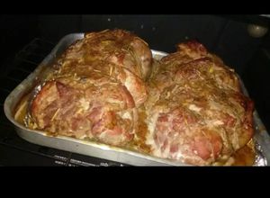 Una foto de Pernil de cerdo