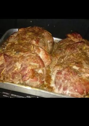 Una foto de Pernil de cerdo