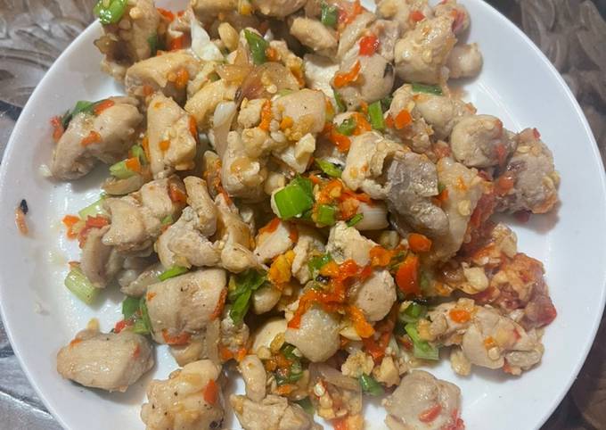 Resep Oseng Ayam Bumbu Taichan Oleh Dewix Donce Cookpad