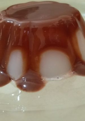 Foto resep Puding Vanilla with Fla Coklat