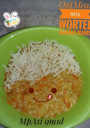 Foto resep OatMeal mix jagung wortel - MPASI