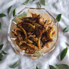 A picture of Ivygourd fry/Kovakkai fry/ Tindora fry.