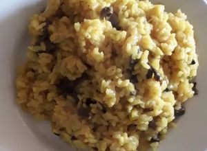 Una foto de Risotto a la Milanesa