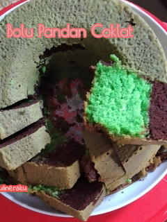Foto resep Bolu Pandan Coklat