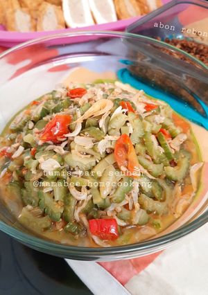 Foto resep Tumis pare teri medan ebi seuhah (pedas)