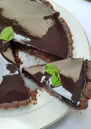 Foto resep Pie Cokelat / Chocolate Tart