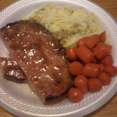 A picture of Brown Sugar Glazed Ham.