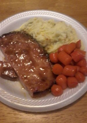 A picture of Brown Sugar Glazed Ham.