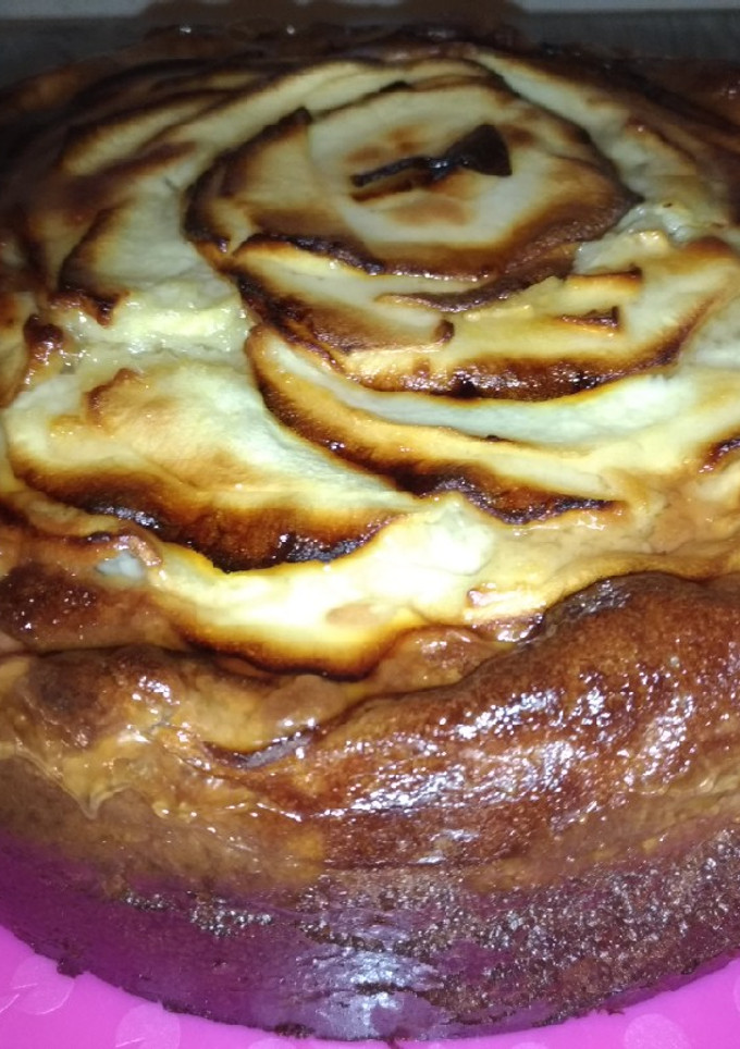 Una foto de Bizcocho de manzana