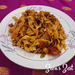 A picture of Mixed Vegetable Fettuccine.