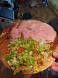 Brown sugar bourbon ham