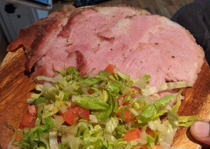 Brown sugar bourbon ham