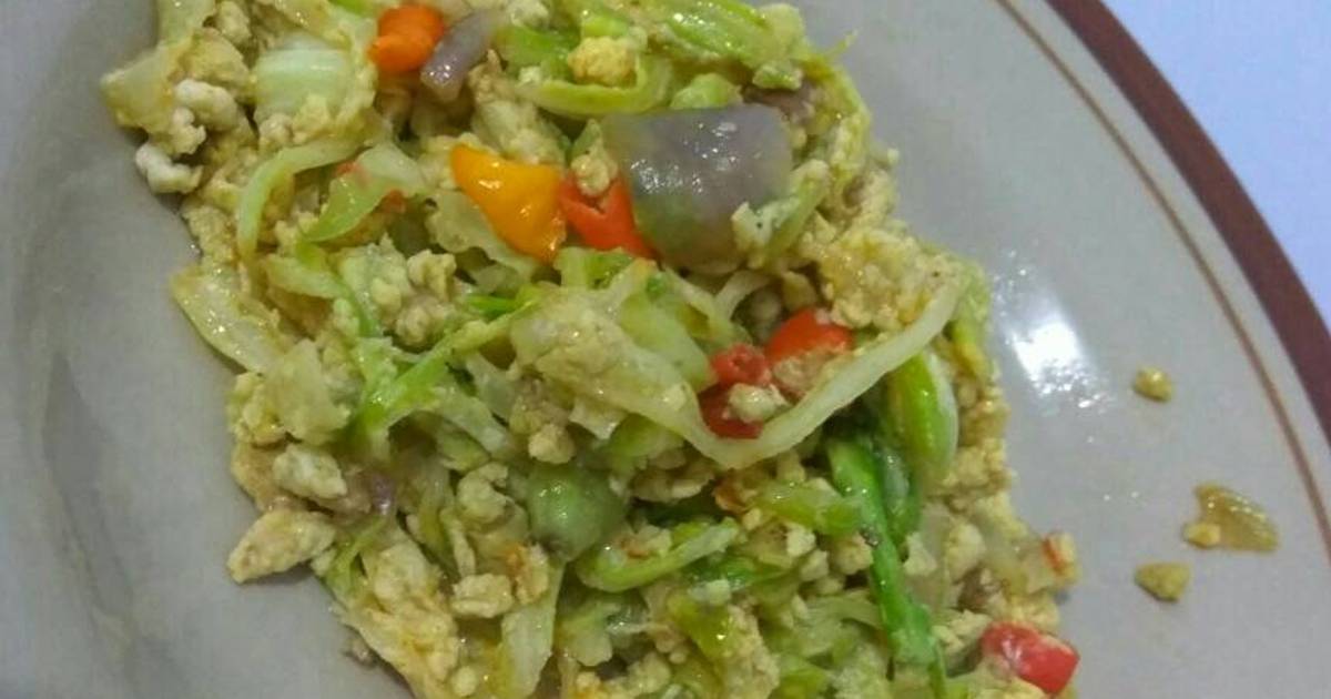 Resep Orak Arik Telur kobis oleh Rizki Septia Cookpad