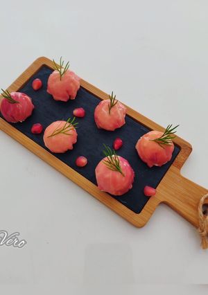 Une photo de Bonbon de jambon au cottage cheese