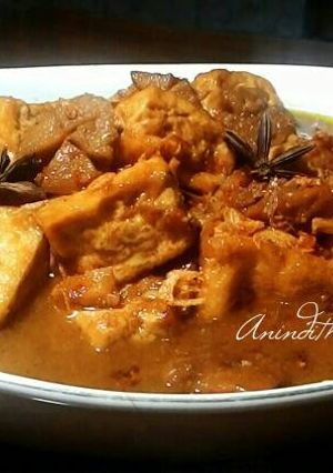 Foto resep Semur tahu bakso (non MSG)