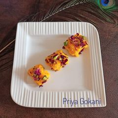 A picture of Mango Burfi.